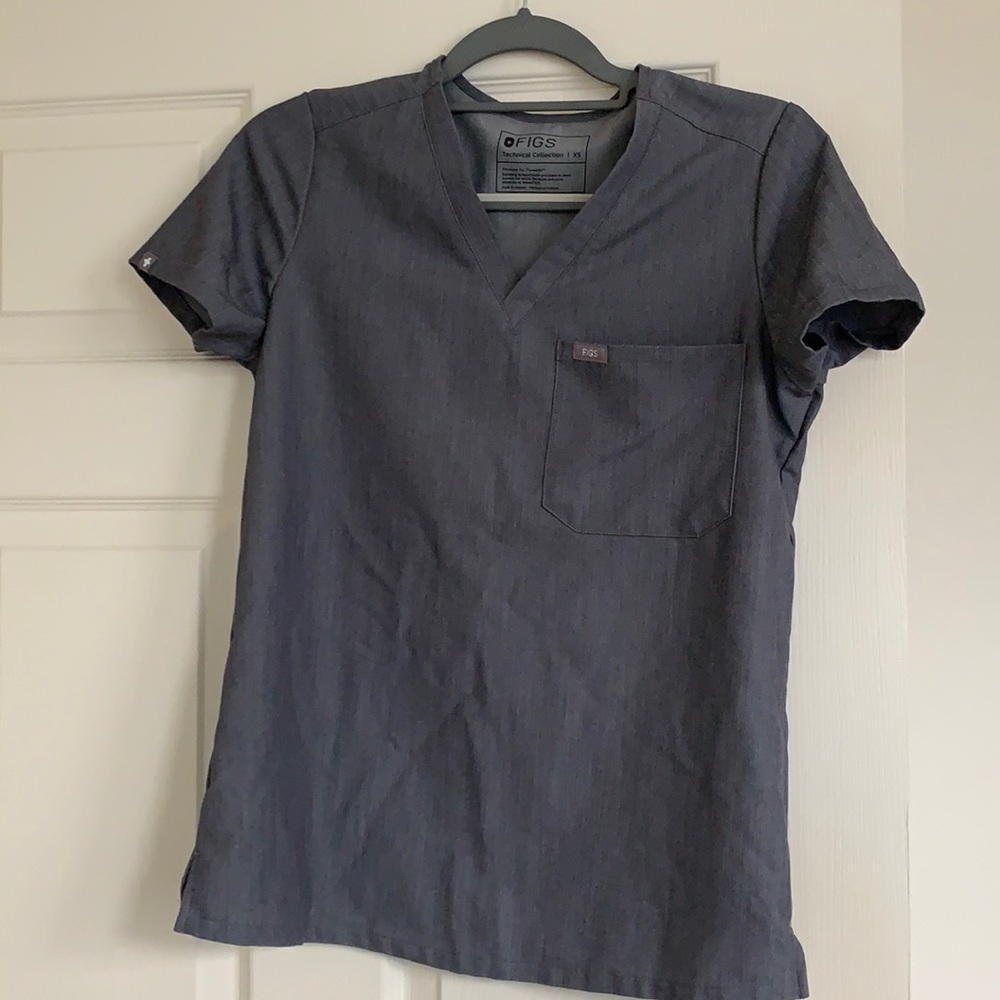 Figs Scrubs High-waisted Grey Joggers Set